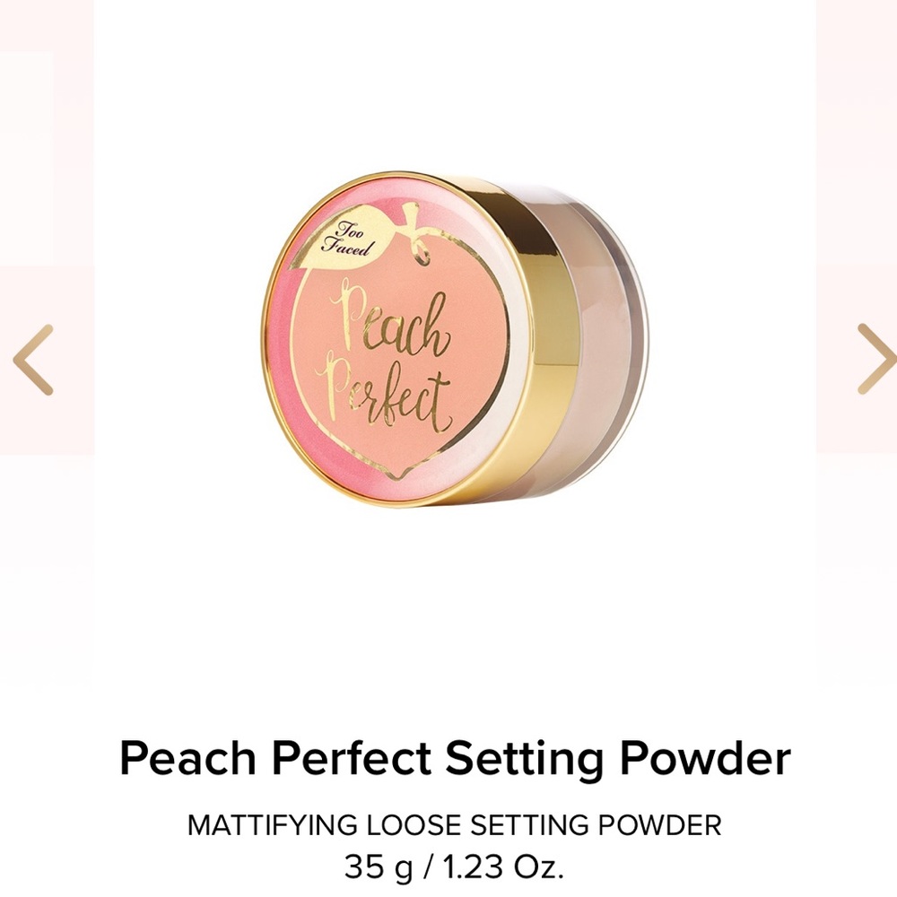 TOO FACED Peach Perfect Setting Powder TRANSLUCENT